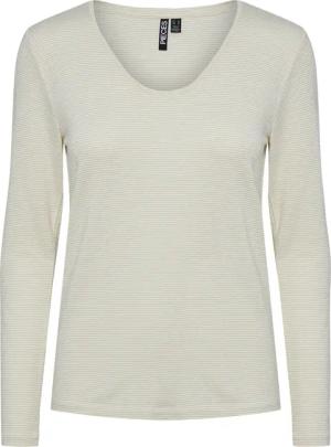 Langarmshirt, gestreift, Damen Pieces Billo Lurex