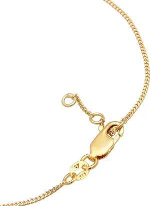 Elli Armbänder - Armband Flügel Engel Schutz 375 Gelbgold - Gr. 16 CM - in Gold - für Damen