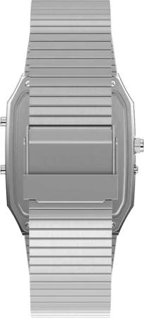 Timex Uhren - Quarz Analog & Digital Uhr Q Timex 1982 Fusion Ana - Gr. unisize - in Silber - für Damen