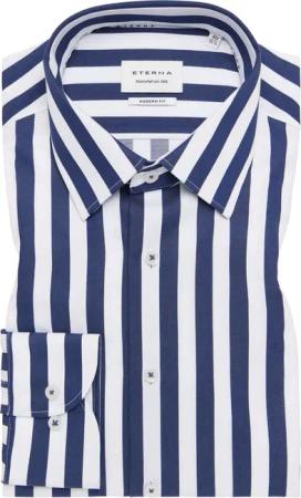 MODERN FIT Hemd in navy gestreift