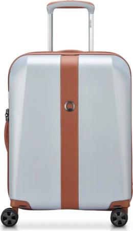 Delsey Paris Promenade Hard 2.0 SL - 4 Rollen-Kabinentrolley 55 cm (silber)