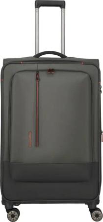Travelite Crosslite - 4-Rollen-Trolley L 77 cm erw. (oliv)