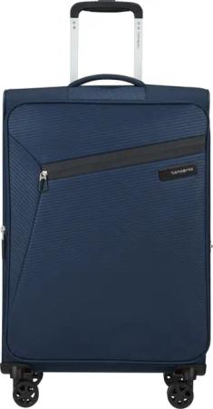 Samsonite Litebeam - 4-Rollen-Trolley M 66 cm erw. (midnight blue)