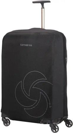 Samsonite Foldable Kofferschutzhülle M/L - Regenhülle (schwarz)