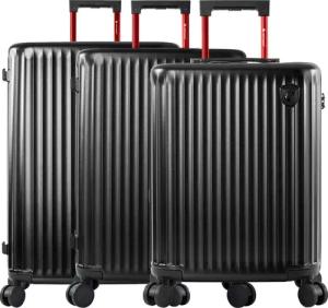 Heys SmartLuggage - 4-Rollen-Trolley Set 3tlg. L/M/S (black)