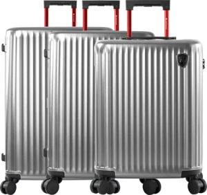 Heys SmartLuggage - 4-Rollen-Trolley Set 3tlg. L/M/S (silver)