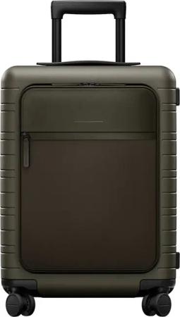Horizn Studios M5 Essential - 4-Rollen-Kabinentrolley mit Vortasche S 55 cm (dark olive)