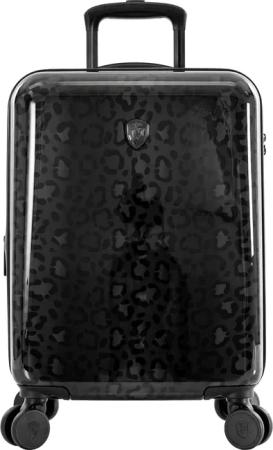 Heys Black Leopard - 4-Rollen-Kabinentrolley S 53 cm erw. (black leopard)