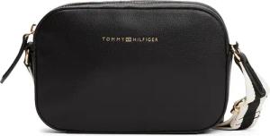 Tommy Hilfiger Logo Tape Camera - Umhängetasche 19.5 cm (schwarz)