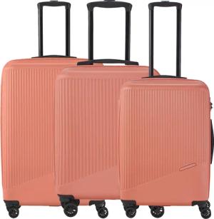 Travelite Bali - 4-Rollen Trolley Set 3tlg. (koralle)