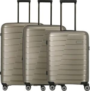 Travelite Air Base - 4-Rollen-Trolley Set 3tlg. erw. (champagner)