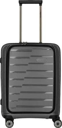 Travelite Air Base - 4-Rollen-Kabinentrolley mit Vortasche S 55 cm (anthracite)