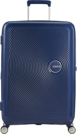 American Tourister Soundbox - 4-Rollen-Trolley 67 cm erw. (blau)