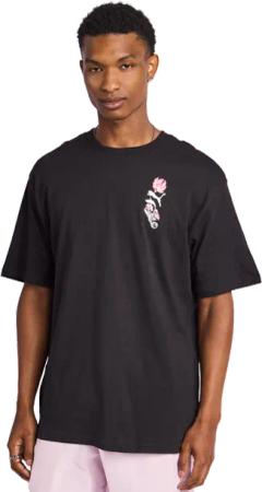 Puma Floral Sport Herren T-Shirts - Schwarz - Größe XL - Baumwoll-Jersey