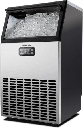 EUHOMY Eiswürfelmaschine Gewerbe-Eiswürfelbereiter, 45 kg/24 h,mit
