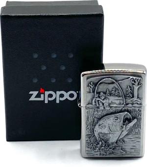 Zippo Feuerzeug Angler Fisch Angel Fan