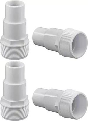 poolcare Schlauchtülle [4ERPACK] Zubehör Pumpenanschluss 32/38mm