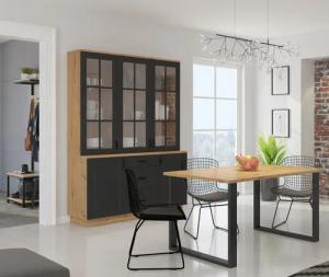 Küchen-Preisbombe Küchenbuffet Buffetküche Stilo 150 cm