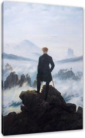 Pixxprint Leinwandbild Caspar David Friedrich -
