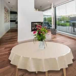 laro Tischdecke Wachstuch-Tischdecken Abwaschbar Geprägt Blumen