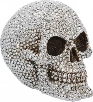 Horror-Shop Dekofigur Aurora Borealis ",Diamant", Totenkopf