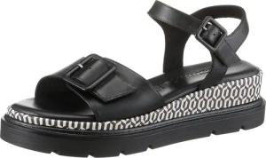 Tamaris Keilsandalette, Riemchensandale, Sommerschuh mit Muster