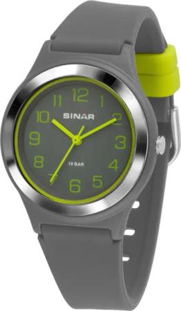 SINAR Quarzuhr XB-48-1, Armbanduhr, Damenuhr,Jugendliche, Silikonarmband,
