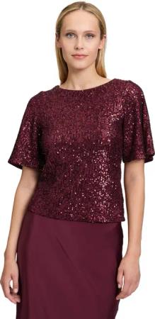 Vera Mont Kurzarmshirt Vera Mont Pailletten-Bluse