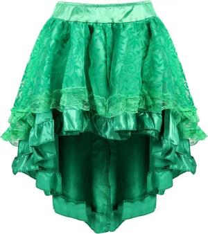 Refttenw A-Linien-Rock Damen Gothik Minirock mit