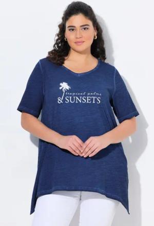 Ulla Popken T-Shirt T-Shirt cold dyed