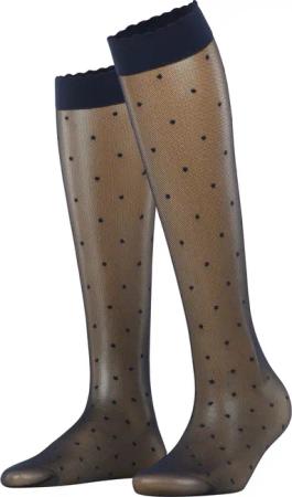 FALKE Feinkniestrümpfe Dot (1-Paar) mit feinen