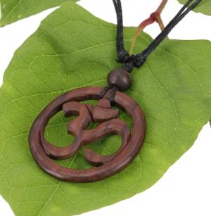 Guru-Shop Perlenkette Ethno Holzschmuck, Halskette, Surferkette