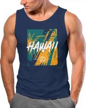 Neverless Tanktop Herren Tank-Top Hawaii Surfing