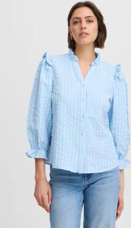 Ichi Kurzarmbluse IXSANJA MS Bluse mit