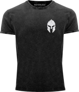Neverless Print-Shirt Herren Vintage Shirt Logo