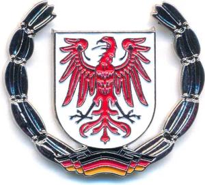 hegibaer Anstecknadel Land Brandenburg Wappen Cottbus