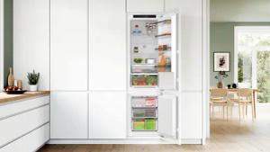 BOSCH Einbaukühlgefrierkombination Serie 4 KIN96VFD0, 193,5