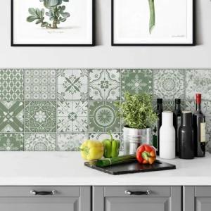 K&L Wall Art Fliesenaufkleber selbstklebend Klebefliese