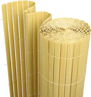 Clanmacy Balkonsichtschutz PVC Sichtschutzmatte für Garten