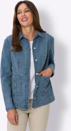 Sieh an! Allwetterjacke Jeansjacke