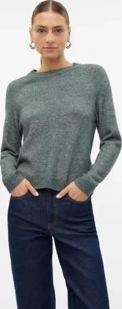 Vero Moda Rundhalspullover "VMFILUCA LS O-NECK PULLOVER GA NOOS"