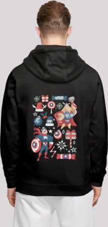 F4NT4STIC Kapuzenpullover "Marvel Thor und Captain America Lebkuchen", Print