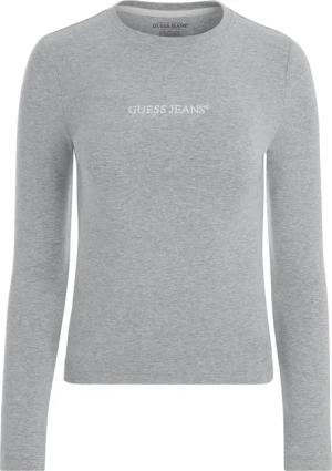 Langarm-T-Shirt Slim mit besticktem Logo für Damen Guess
