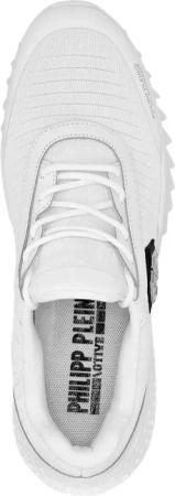 Philipp Plein Low-Top Sneaker - Runner Sneaker Hexagon - Gr. 36 (EU) - in Weiß - für Damen