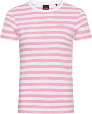 BOSS ORANGE T-Shirt "Esla Striped Premium Damenmode", Premium Damenmode, im gestreiften Design
