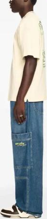 Off-White - Irregular Cargo Jeans - Größe 31 - blau