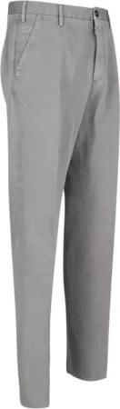 Incotex - High-Waisted Grey Chino Pants With Straight Leg De - Größe 54 - grau