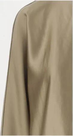 Giorgio Armani - Gold Silk Knit Top With Shiny Effect And Crew Neck - Größe 40 - goldfarben