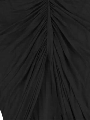 Rick Owens - Asymmetric Mini Skirt – Black - Größe 42 - schwarz