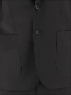 Brian Dales - Stretch Wool Canvas Dress - Größe 54 - schwarz